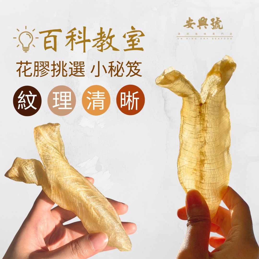 花膠百科 3: 紋絡清晰 - On Hing Dry Seafood