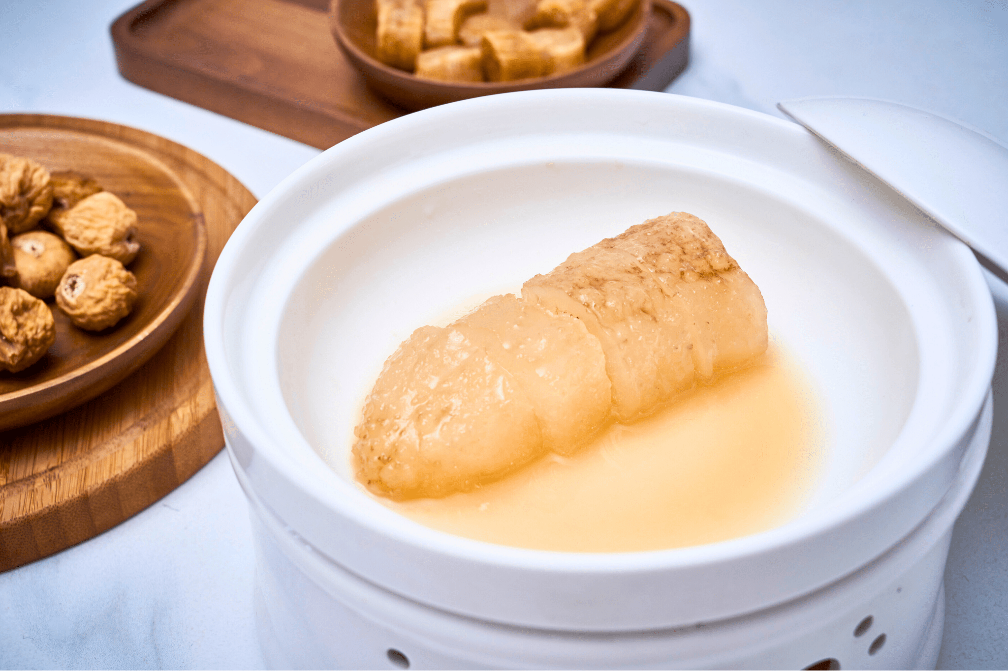 紅燒鮑汁金沙參 - On Hing Dry Seafood